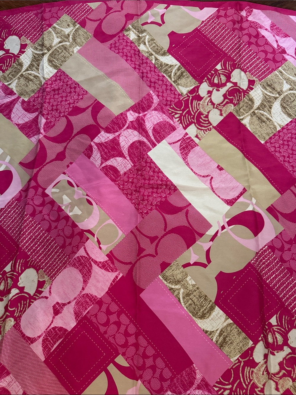 Coach Silk Scarf - Picture 6 of 6